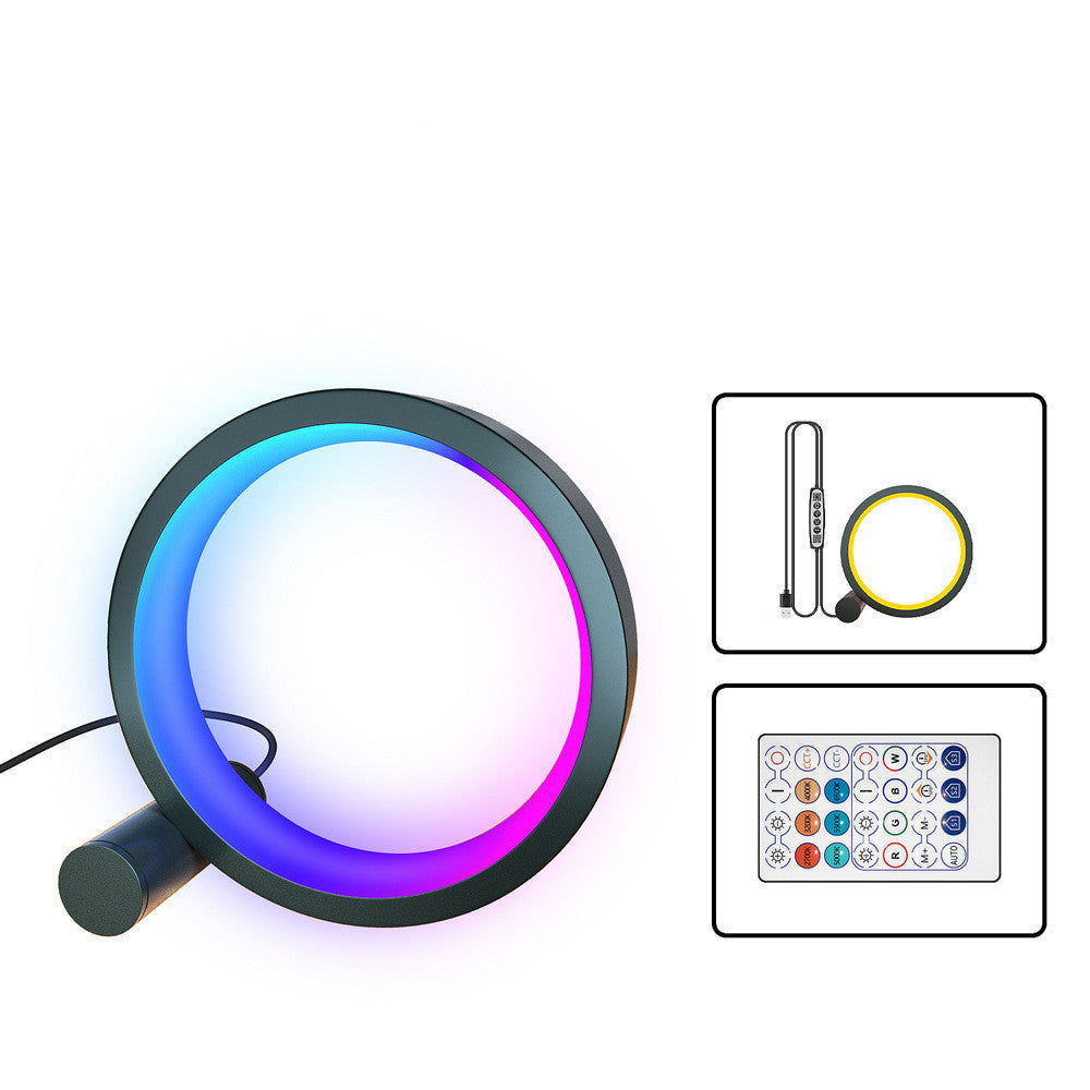 Lámpara Circular RGB con Música y Control por App – 6" y 10"
