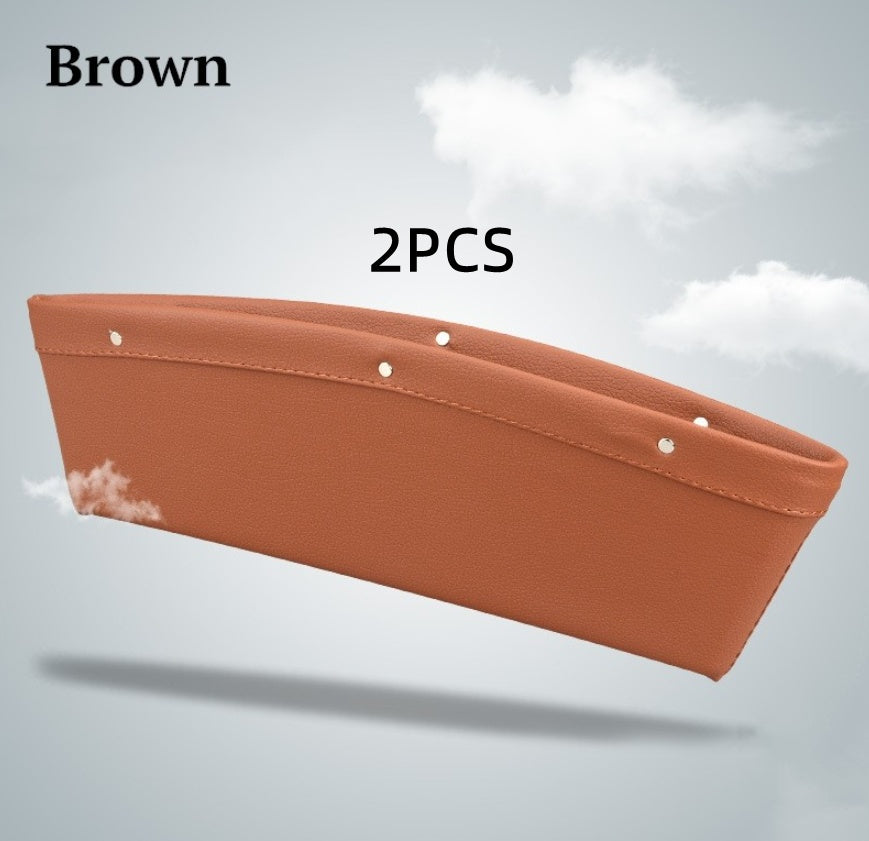 Organizador de Asiento para Auto con Porta Basura – Cuero PU de Lujo, Multiusos