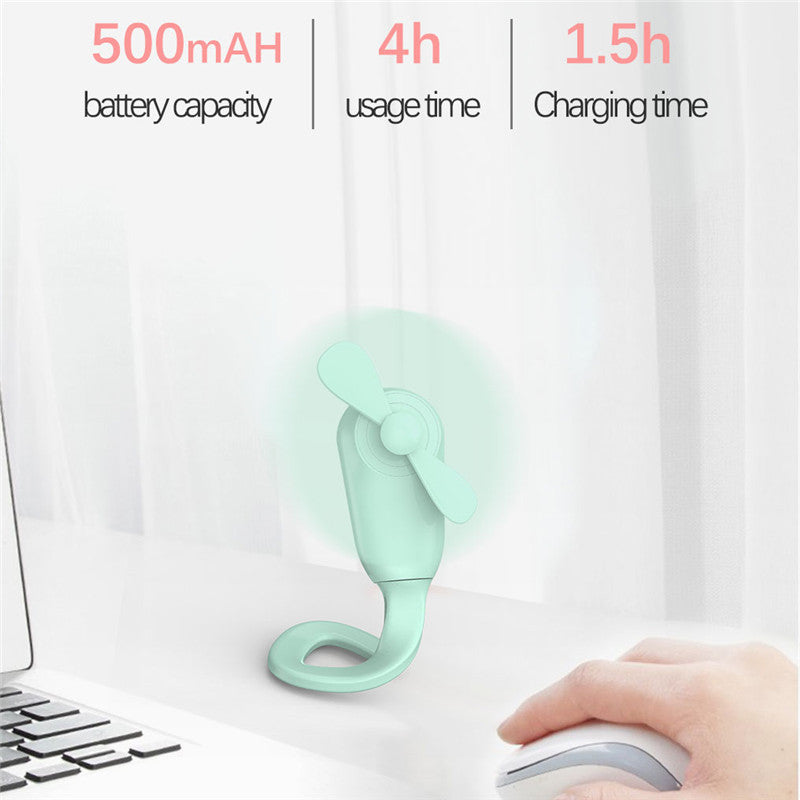 Mini Ventilador Portátil USB – Frescura al Instante