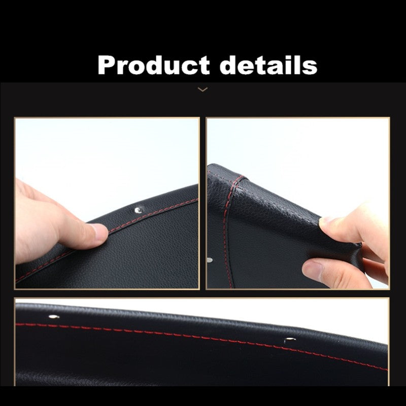 Organizador de Asiento para Auto con Porta Basura – Cuero PU de Lujo, Multiusos