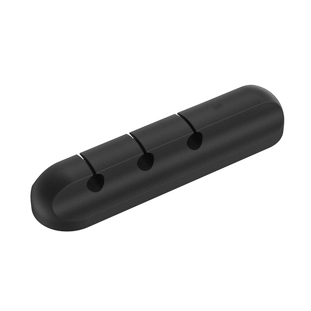 Organizador de Cables de Silicona para Escritorio