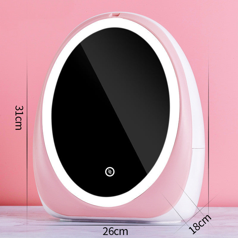 Organizador con Espejo LED ORVIA – Diseño Coreano de Alta Capacidad ✨