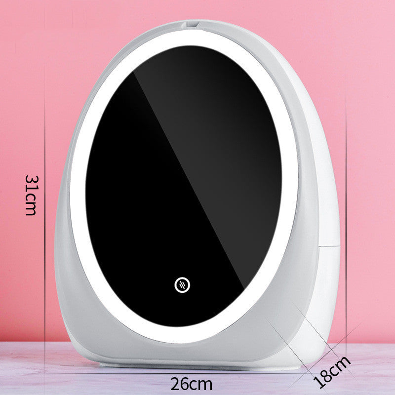 Organizador con Espejo LED ORVIA – Diseño Coreano de Alta Capacidad ✨