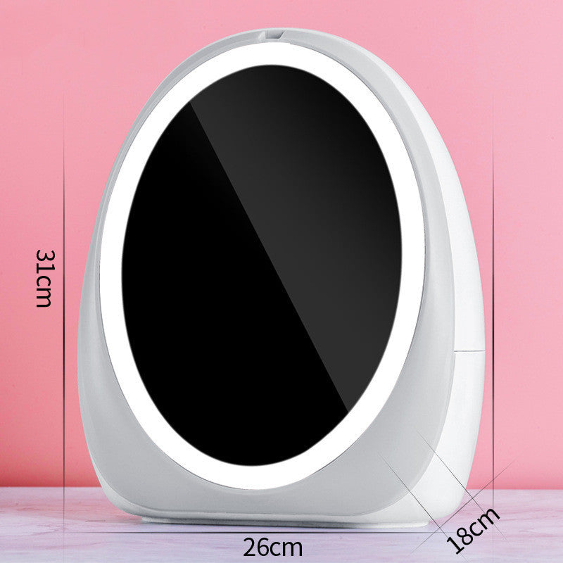 Organizador con Espejo LED ORVIA – Diseño Coreano de Alta Capacidad ✨