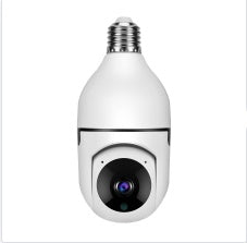 Cámara 360° WiFi con Bombilla LED 💡 | Visión Nocturna HD, Zoom 4X y Detección de Movimiento