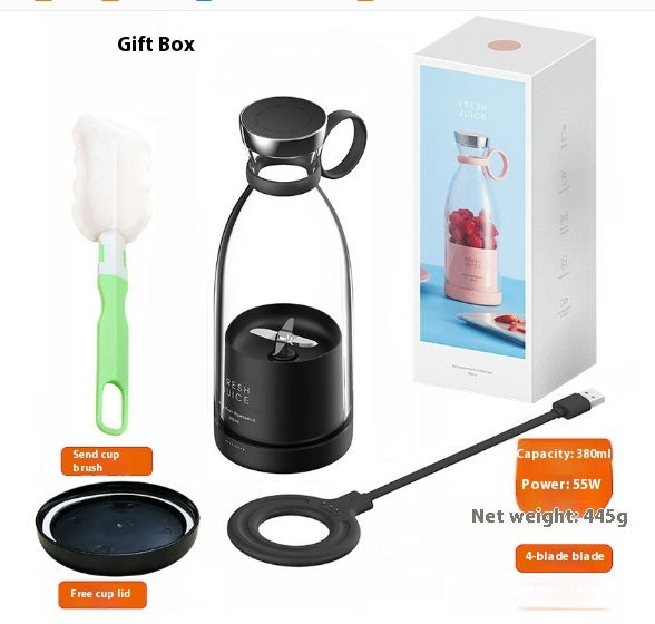 Mini Licuadora Portátil ORVIA – 350 ml USB Recargable para Smoothies y Jugos