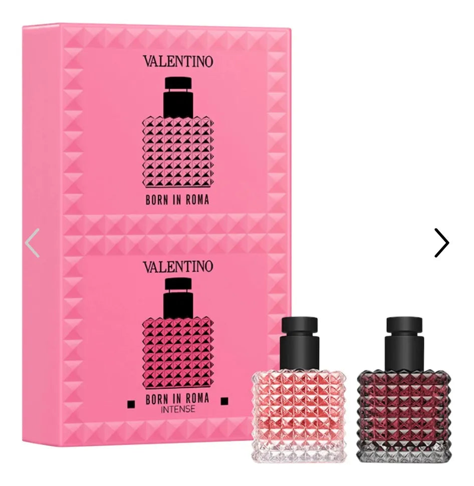 Valentino Donna Born In Roma con Donna born In Roma Intense Mini Perfume Set de 100 ml