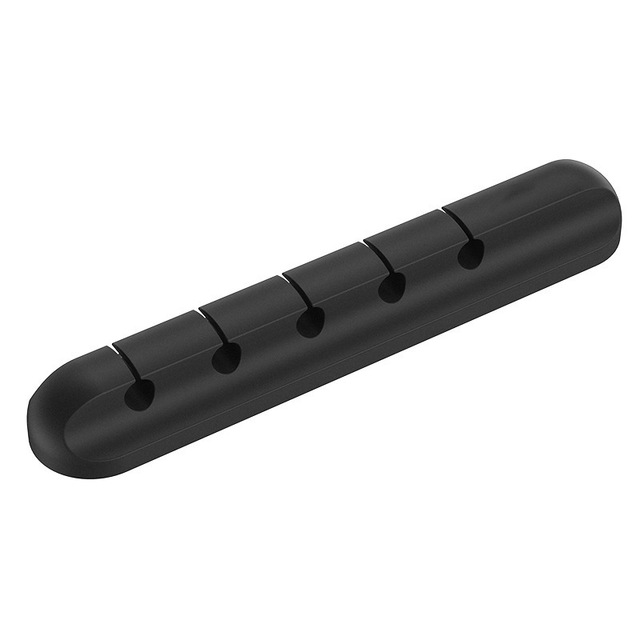 Organizador de Cables de Silicona para Escritorio