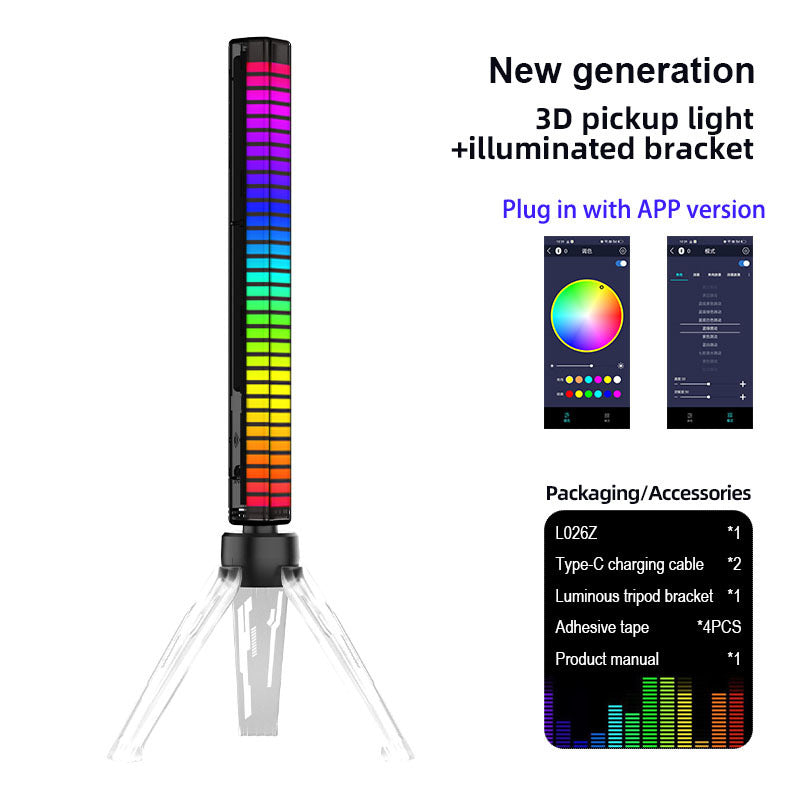 Barra de Luz RGB con Control por Voz y App