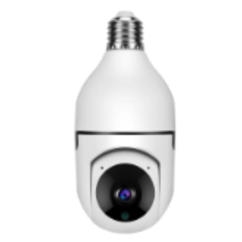 Cámara 360° WiFi con Bombilla LED 💡 | Visión Nocturna HD, Zoom 4X y Detección de Movimiento