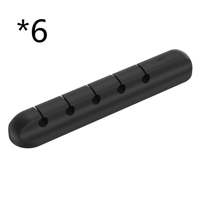 Organizador de Cables de Silicona para Escritorio