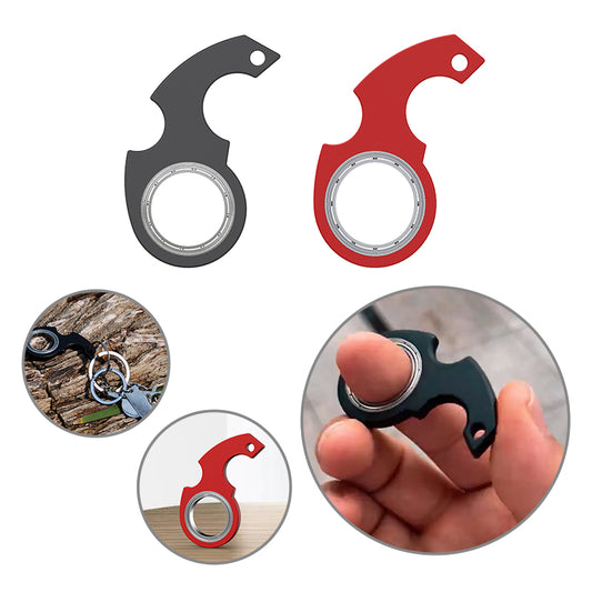 Spinner Llavero Antiestrés 3-en-1 – Juguete Sensorial + Abrebotellas + Llavero Decorativo