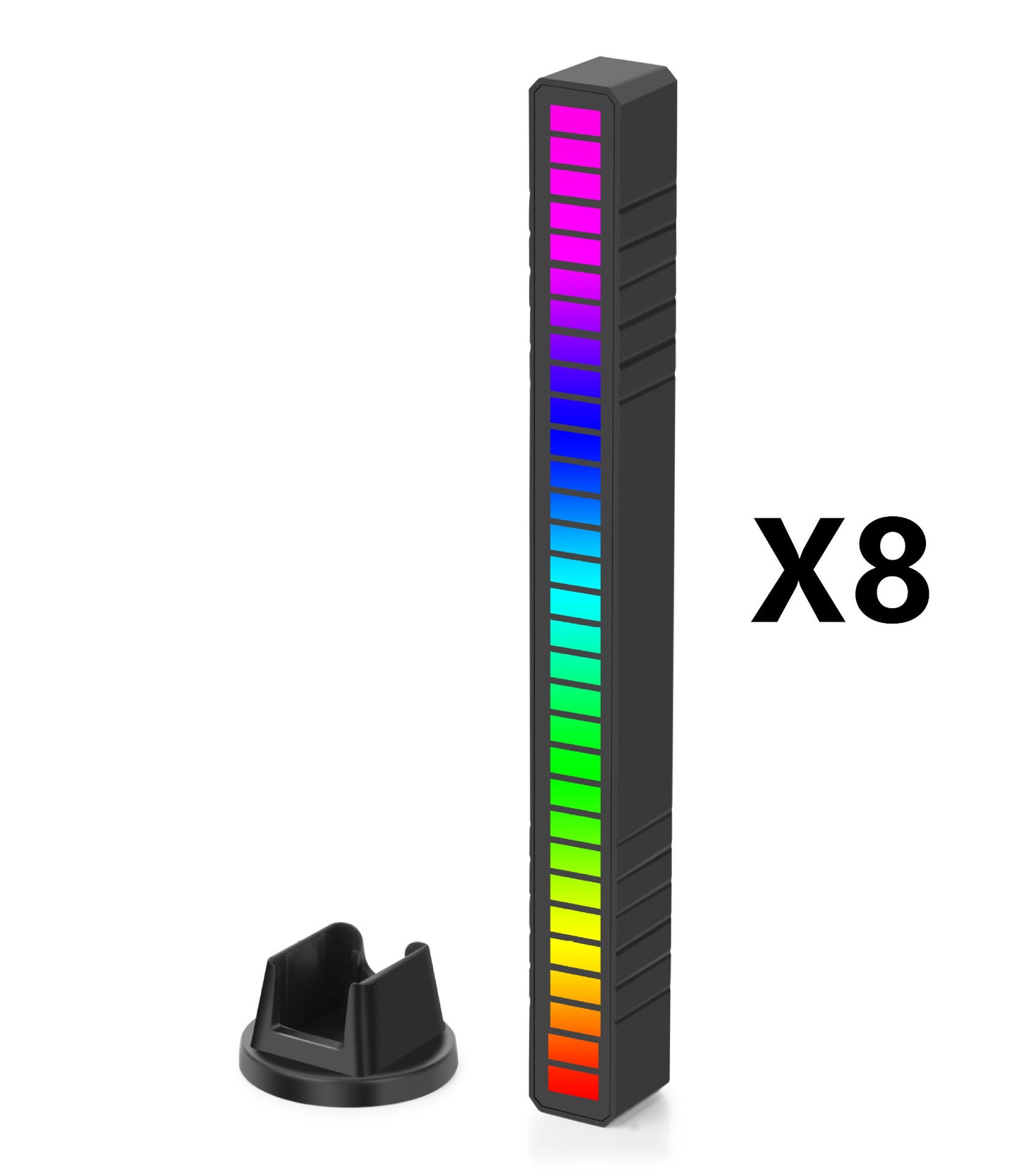 Barras LED RGB con Control de Sonido – Paquetes de 1 a 8 piezas