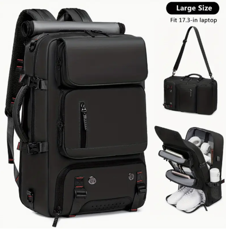 Mochila de Viaje Multifuncional – Carry‑On Ultra‑Pack (17.3")