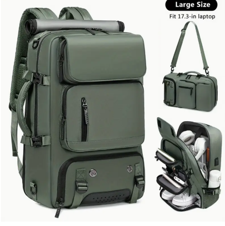 Mochila de Viaje Multifuncional – Carry‑On Ultra‑Pack (17.3")