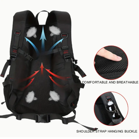 Mochila de Viaje Multifuncional con Puerto USB – 40L de Alta Capacidad