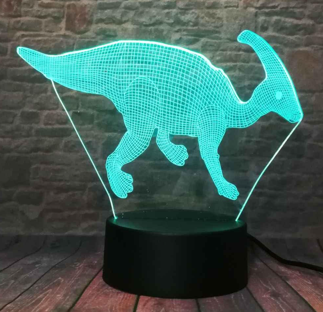 🦖💡 Lámpara LED Dinosaurio 3D – ¡Iluminación mágica y divertida! 💡🦖