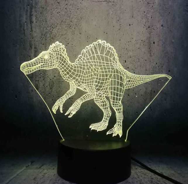 🦖💡 Lámpara LED Dinosaurio 3D – ¡Iluminación mágica y divertida! 💡🦖