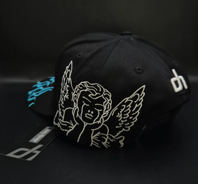 Gorra Dandy Hats “Los Angeles” 🔥 Flamas Azules – Edición Premium Club