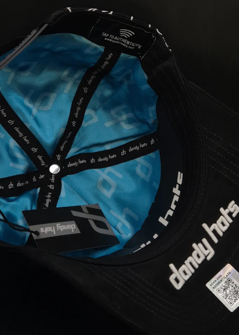 Gorra Dandy Hats “Los Angeles” 🔥 Flamas Azules – Edición Premium Club