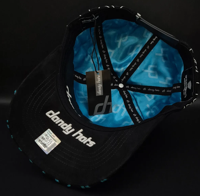 Gorra Dandy Hats “Los Angeles” 🔥 Flamas Azules – Edición Premium Club