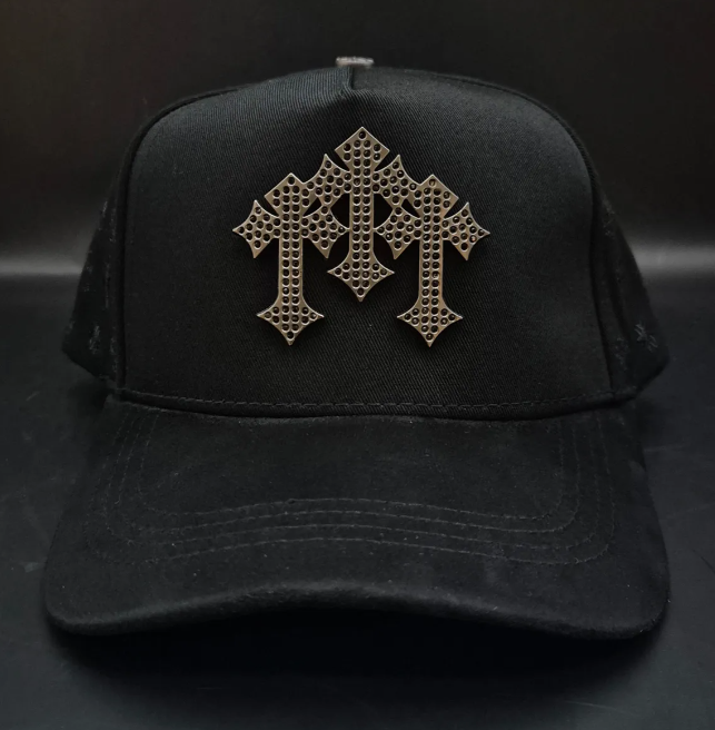 Gorra El Barbas Hats Chrome X Rich The Kid | Estilo Lujo G5 Negra Ajustable
