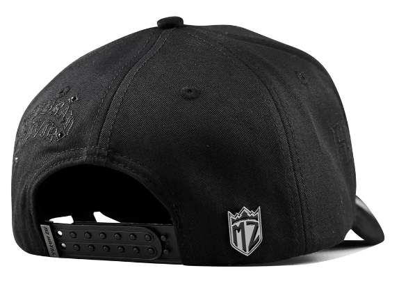 🖤 Gorra MZ Hats Hollywood Crystals | Edición La Doble P | Negra con Pedrería 💎