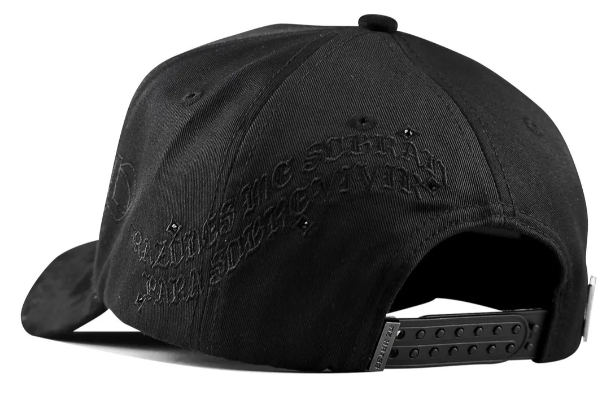 🖤 Gorra MZ Hats Hollywood Crystals | Edición La Doble P | Negra con Pedrería 💎