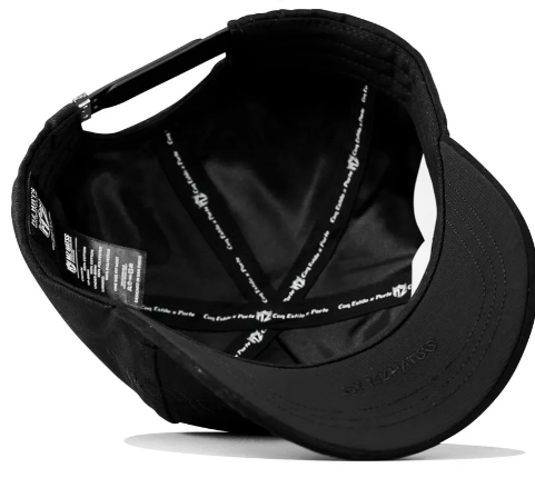 🖤 Gorra MZ Hats Hollywood Crystals | Edición La Doble P | Negra con Pedrería 💎