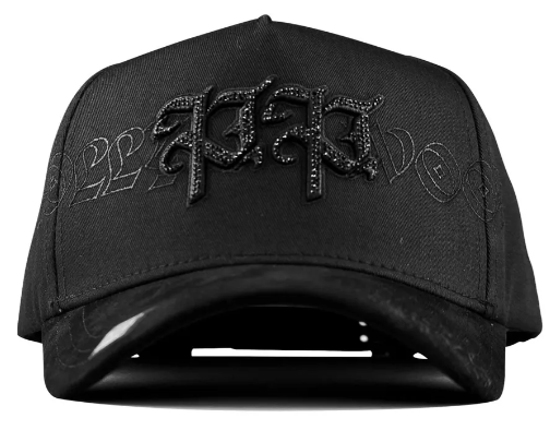 🖤 Gorra MZ Hats Hollywood Crystals | Edición La Doble P | Negra con Pedrería 💎