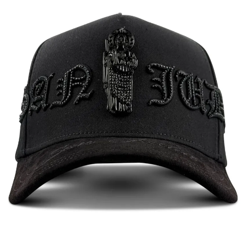 🖤 Gorra MZ Hats San Judas Black Edition + Accesorios