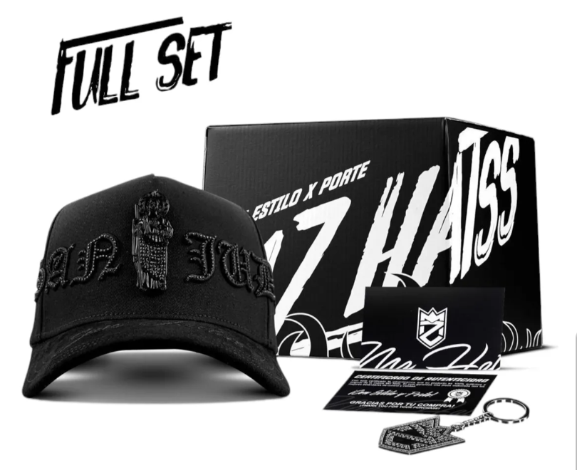 🖤 Gorra MZ Hats San Judas Black Edition + Accesorios