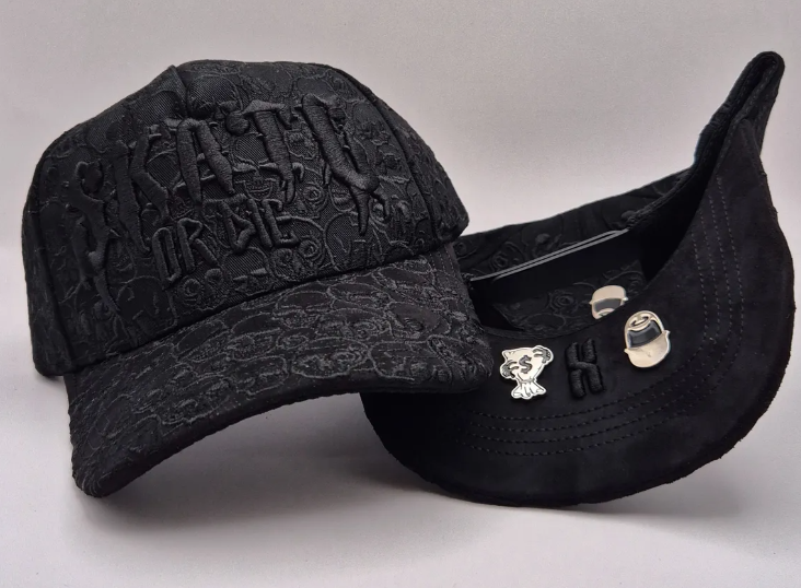 🖤 Gorra Barbas hats Skate or Die | Edición Limitada Texturizada | Calidad G5
