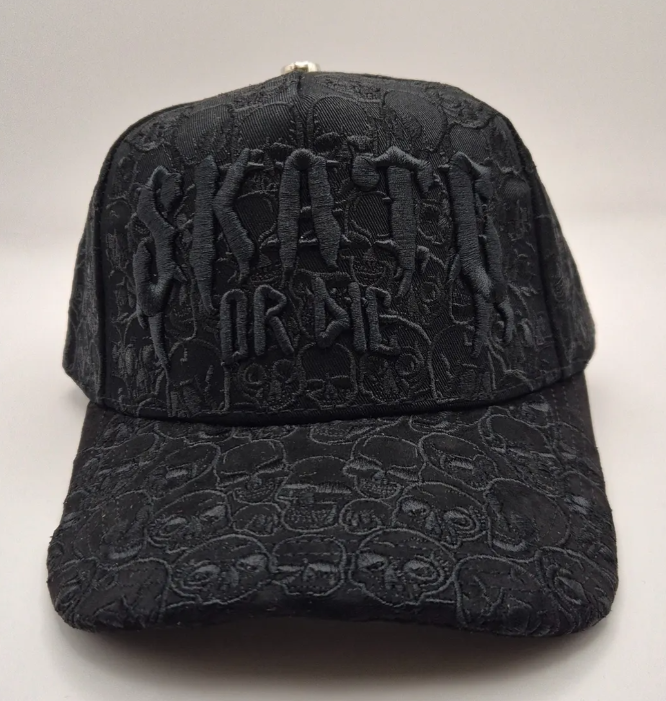🖤 Gorra Barbas hats Skate or Die | Edición Limitada Texturizada | Calidad G5