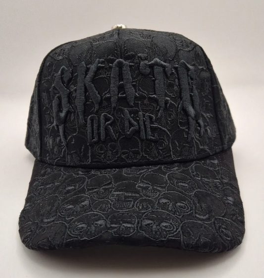 🖤 Gorra Barbas hats Skate or Die | Edición Limitada Texturizada | Calidad G5