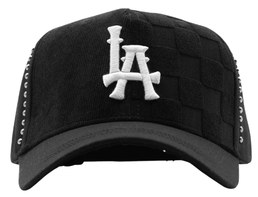 🖤 Gorra Dandy Hats 50/50 Drop | LA Bordado Blanco | Diseño Texturizado Premium