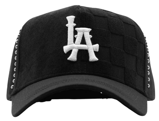 🖤 Gorra Dandy Hats 50/50 Drop | LA Bordado Blanco | Diseño Texturizado Premium
