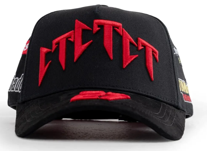🔥 Gorra Barbas X CT Racing 27 | Estilo Urbano con Bordado Rojo | Unisex Limitada