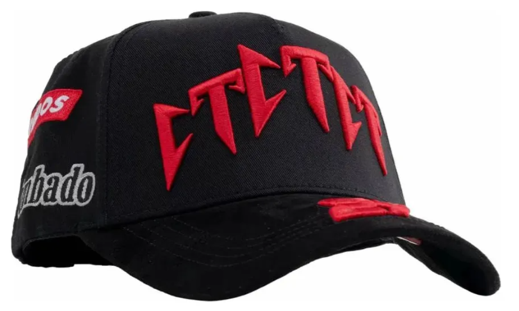 🔥 Gorra Barbas X CT Racing 27 | Estilo Urbano con Bordado Rojo | Unisex Limitada