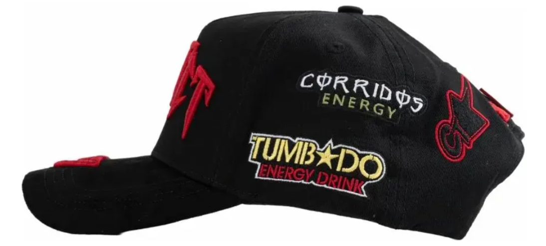 🔥 Gorra Barbas X CT Racing 27 | Estilo Urbano con Bordado Rojo | Unisex Limitada