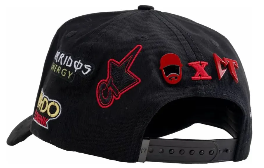 🔥 Gorra Barbas X CT Racing 27 | Estilo Urbano con Bordado Rojo | Unisex Limitada