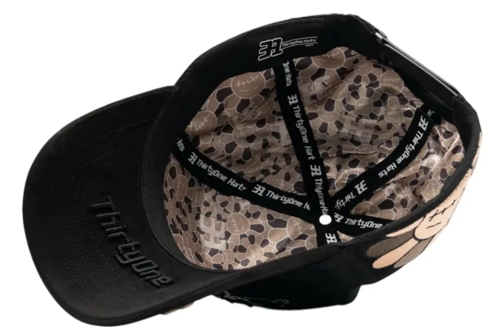 🖤 Gorra Thirty One “Murakami” Negra | Streetwear Edición Original