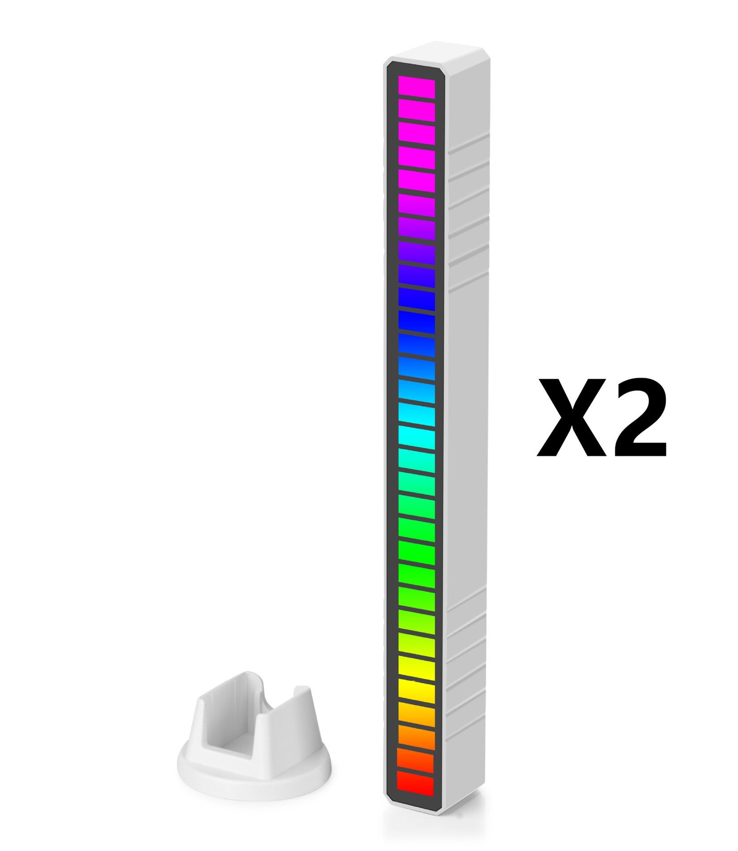 Barras LED RGB con Control de Sonido – Paquetes de 1 a 8 piezas
