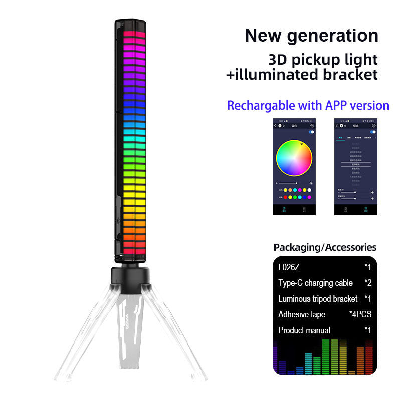 Barra de Luz RGB con Control por Voz y App