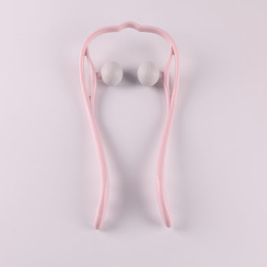 Masajeador Cervical 6 Rodillos con Jade Natural – Diseño Ergonómico Tipo Cisne