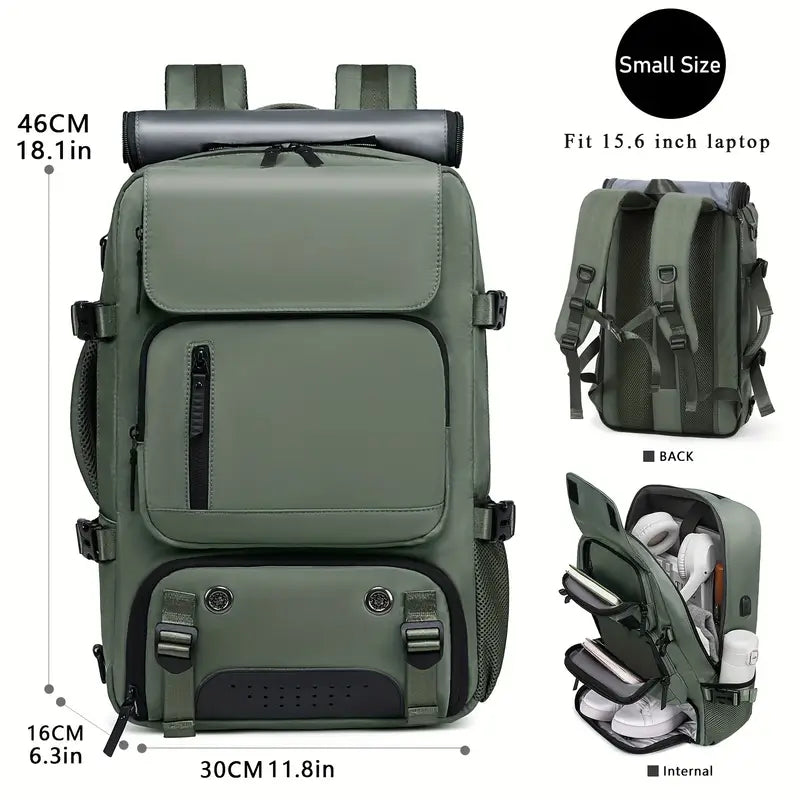 Mochila de Viaje Multifuncional – Carry‑On Ultra‑Pack (17.3")