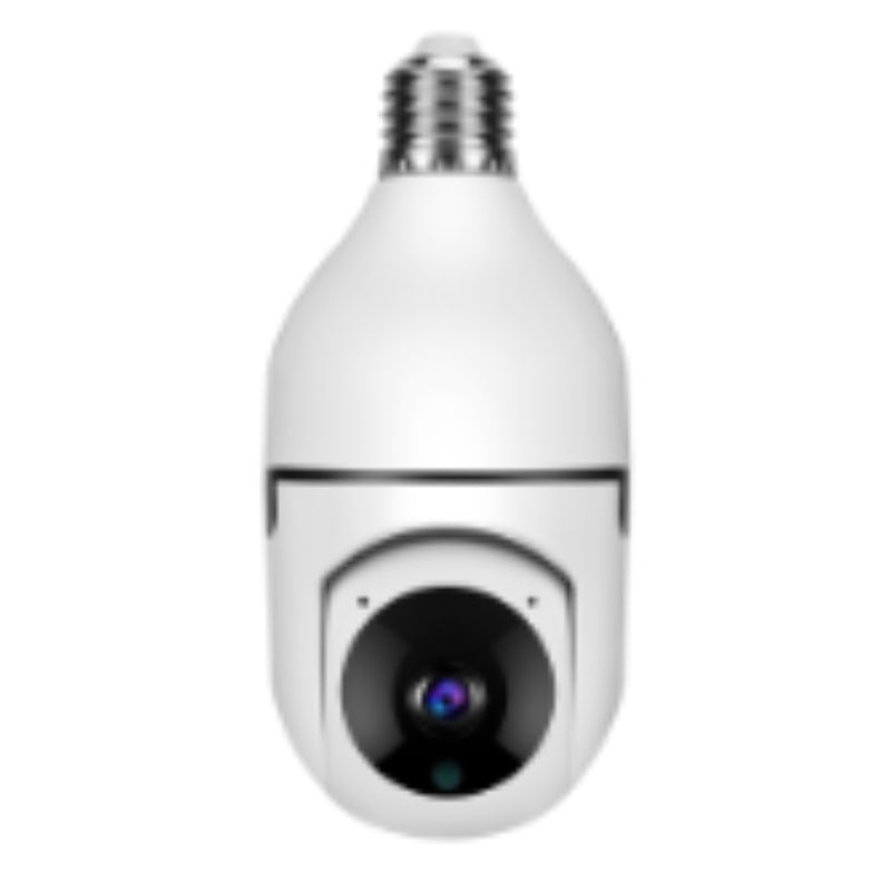 Cámara 360° WiFi con Bombilla LED 💡 | Visión Nocturna HD, Zoom 4X y Detección de Movimiento