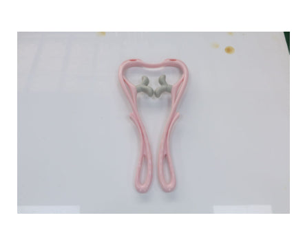 Masajeador Cervical 6 Rodillos con Jade Natural – Diseño Ergonómico Tipo Cisne