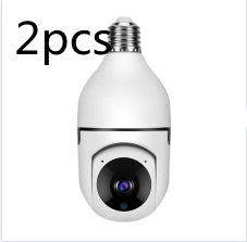 Cámara 360° WiFi con Bombilla LED 💡 | Visión Nocturna HD, Zoom 4X y Detección de Movimiento